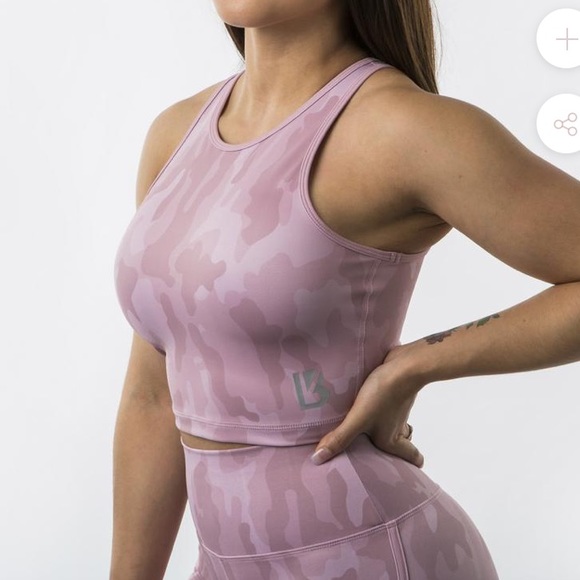 Buffbunny Collection Tops - Buffbunny pink camo tank top